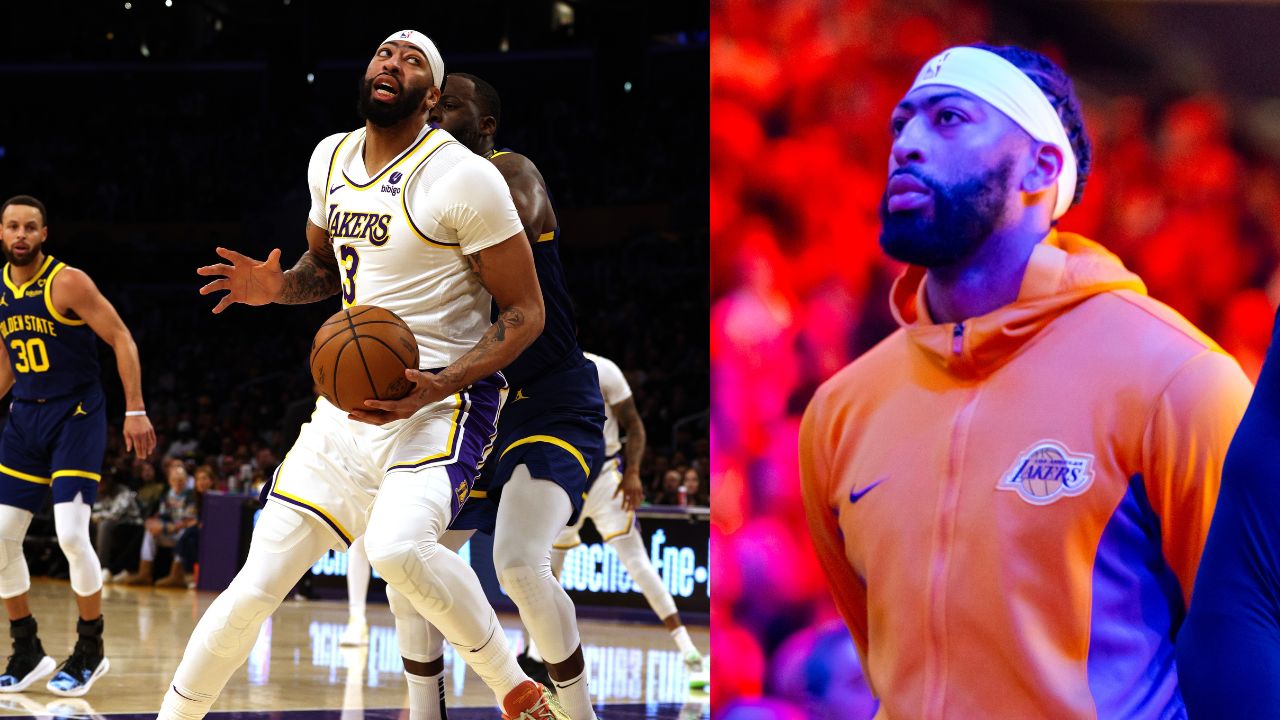 Having Suffered a Corneal Abrasion Against the Warriors, Injured Anthony Davis' Status for Lakers-Hawks Is Up in the Air