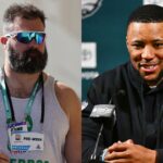 Jason Kelce Confesses to Saquon Barkley He Felt Bad for Philly Running Backs Due to Tush Push Snub