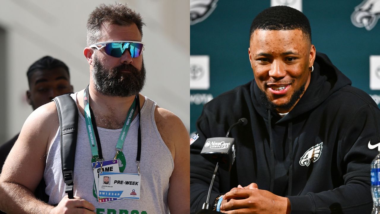 Jason Kelce Confesses to Saquon Barkley He Felt Bad for Philly Running Backs Due to Tush Push Snub
