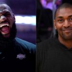 LeBron James Laughs At Himself For 'Destroying' Metta World Peace As A Rookie