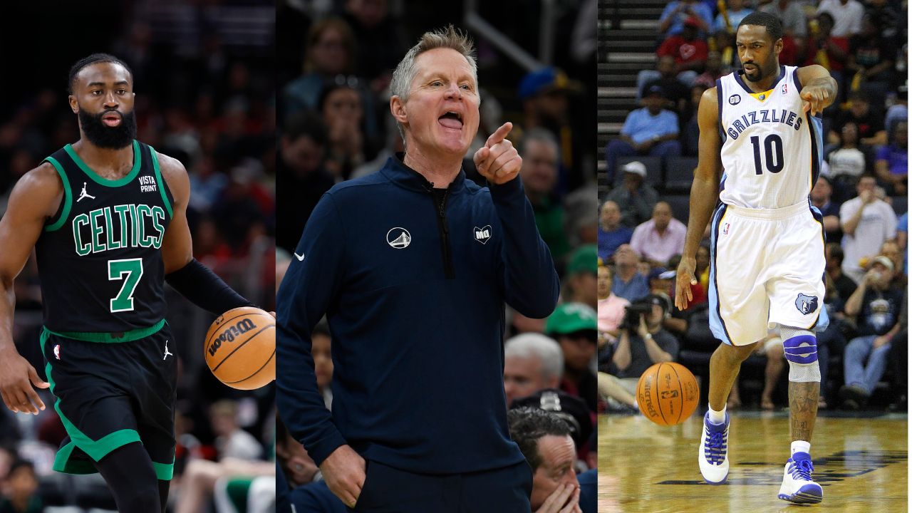 Gilbert Arenas Lambasts Steve Kerr For Leaving '$300 Million Making' Jaylen Brown Open During The Warriors' 52 Point Loss