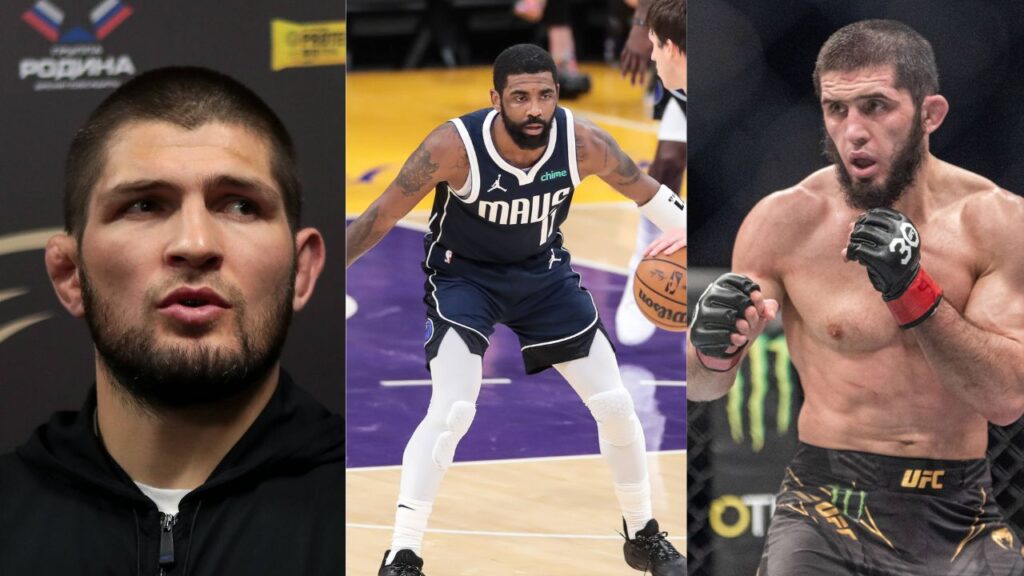 Islam Makhachev and Khabib Nurmagomedov’s Cousin Earns ‘Kyrie Irving’ Nickname Following Basketball Skills Showcase
