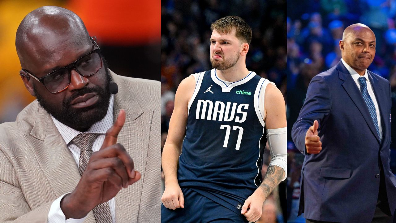 "Michael Jordan Numbers Didn't Go Down": Shaquille O'Neal And Charles Barkley Argue Over Luka Doncic Doing Too Much For The Mavericks