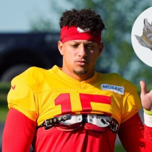 Patrick Mahomes Sweats It Out In the Gym Wearing His Signature $150 Adidas Turf Shoes