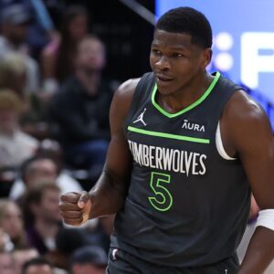 Anthony Edwards' Poster Dunk Triggers 'Face of the League' Talks at ESPN and Fox Sports