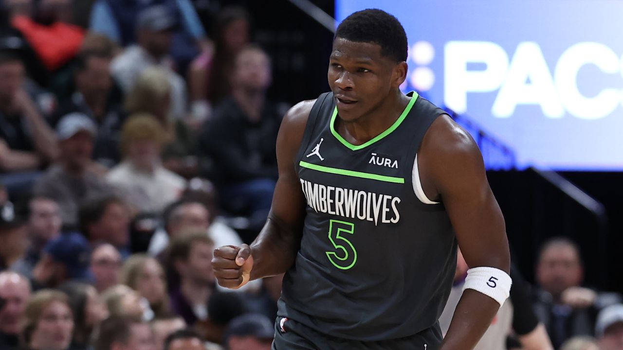 Anthony Edwards' Poster Dunk Triggers 'Face of the League' Talks at ESPN and Fox Sports