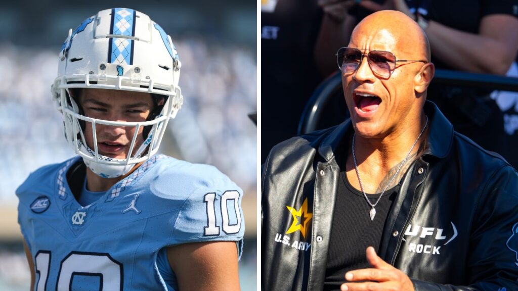 A Year After Joining Hands With Dwayne Johnson's ZOA Energy, Drake Maye Poses With the Hollywood Star for Fresh Brand Shoot
