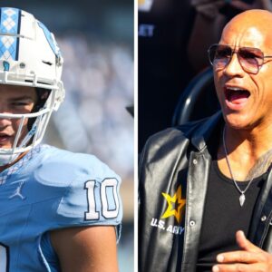 A Year After Joining Hands With Dwayne Johnson's ZOA Energy, Drake Maye Poses With the Hollywood Star for Fresh Brand Shoot