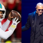 Pitbull Celebrates Dolphins Star Tua Tagovailoa During His Concert In Miami For His Incredible 2023 Season