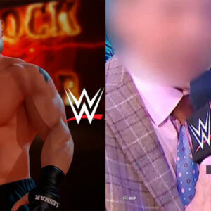 Brock Lesnar and Vince McMahon in WWE 2K24