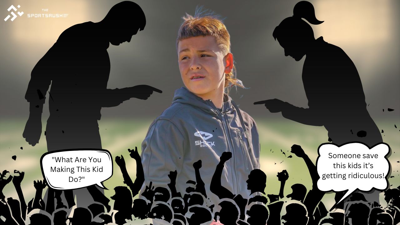 Baby Gronk Notoriously Dresses Up as Kanye West After Announcing Retirement & Fans Are Livid With His Dad; "What You Making This Kid Do"