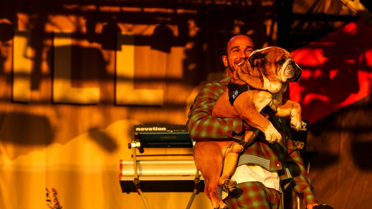 “Can He Ball?” Admissions Open for Roscoe FC as Lewis Hamilton Drops Yet Another Wholesome Pictures of His Dog