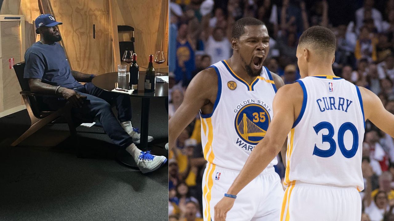 "F**king Kevin Durant Over There": LeBron James Explains What Made Stephen Curry and Co.'s 'Post Splits' Unguardable