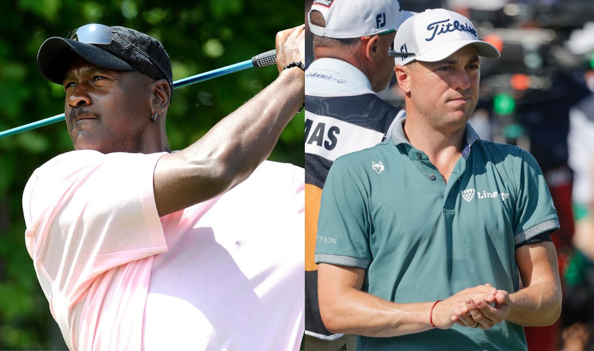 Michael Jordan and Justin Thomas