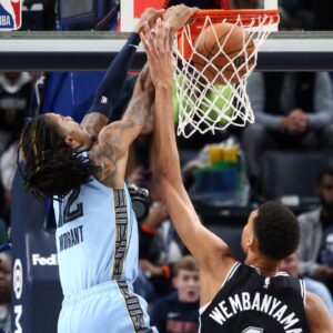 5 Players Who have Dunked on Victor Wembanyama Featuring Trayce Jackson-Davis and Ja Morant