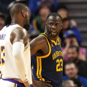 LeBron James Comforts ‘Sore’ Friend Draymond Green With a Vague Promise