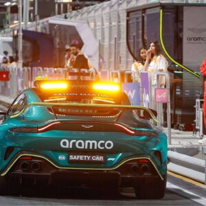 Stunning Details of New $170K Aston Martin Safety Car Debuting at Saudi Arabian GP