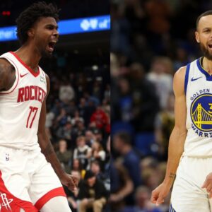 Tari Eason (Left) and Stephen Curry (Right)