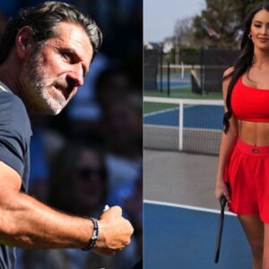 Patrick Mouratoglou Teaches Beauty Queen Tennis Influencer Rachel Stuhlmann Tennis, Fans Express Shock at Collaboration: WATCH