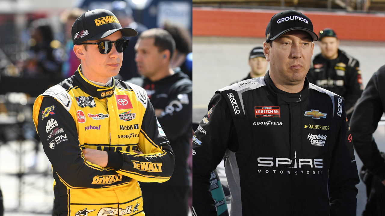 Christopher Bell and Kyle Busch
