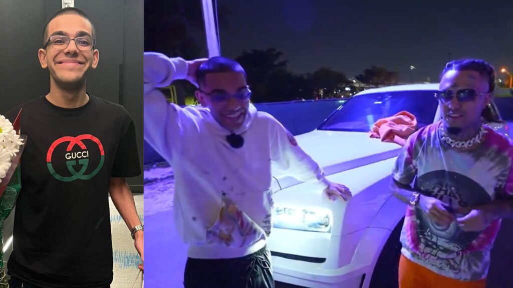 N3on gets a Rolls Royce Cullinan from Lil Pump