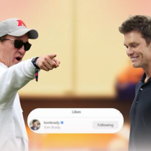 Tom Brady Drops a Like for Former Rival Peyton Manning as the Ex-Bronco Drops Latest Visuals from His Lecture at UT College