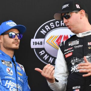 Watch: Kyle Larson Pushes Kyle Busch Into the Wall, Ends Top-10 Hopes for RCR Driver