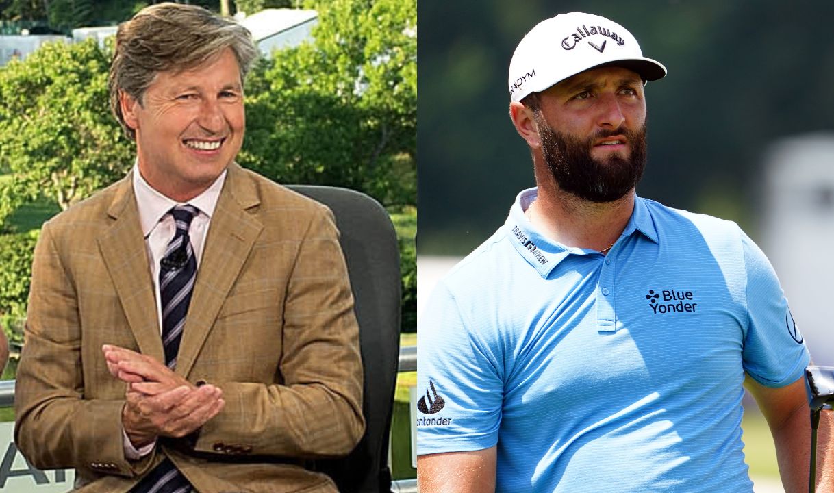 Jon Rahm and Brandel Chamblee