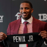 Michael Irvin Wears Arthur Blank's Shoes to Explain Michael Penix Jr Move: "I've Been Hurting At That Position"