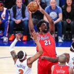 Battling A Knee Injury, Joel Embiid Continues To Try And Make Himself Available For 76ers-Knicks Game 2