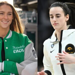 Fans Call Kylie Kelce the Queen of Philly for Her Starry Appearance at Caitlin Clark's Final Four Game