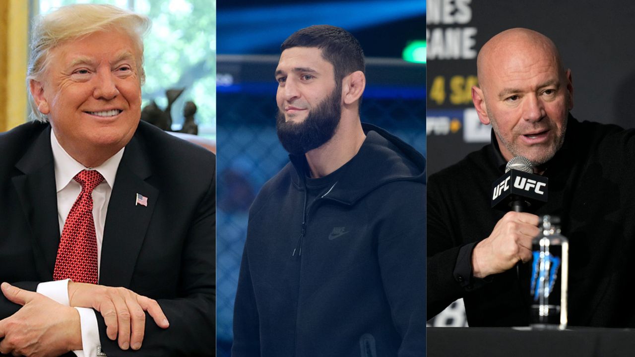 UFC Star Raises Eyebrows Over Khamzat Chimaev Not ‘Competing in America,’ Says Dana White’s Friend Donald Trump Might Help