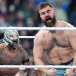 Jason Kelce Reveals Heartfelt Reason for Assisting Rey Mysterio Over Son Dom at WrestleMania 40