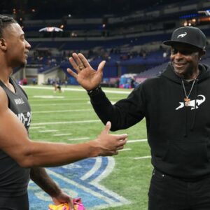 Brenden Rice and Jerry Rice