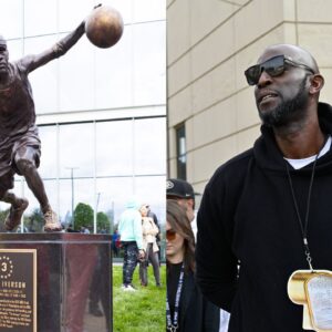 "It's Gotta Be Wayyyy Bigger!": Kevin Garnett Is Livid Allen Iverson's 76ers Statue Being Much Smaller Than It Should Be