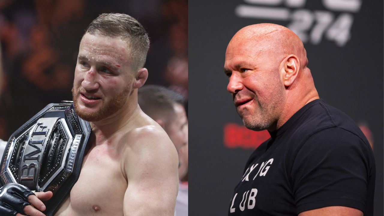 BMF Justin Gaethje's High Hopes for $300,000 Bonus Boost from Dana White at UFC 300