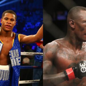 Israel Adesanya Rides With Devin Haney for a $40,000 Payout Against Ryan Garcia