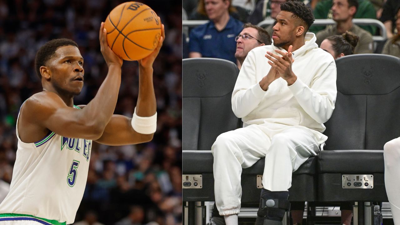 Giannis Antetokounmpo Confesses His Love for Watching Anthony Edwards Dominate Both Ends of the Court