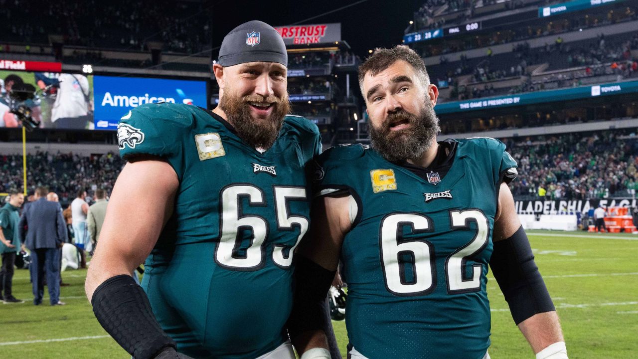 Eagles' Dynamic Duo Lane Johnson and Jason Kelce Used to Play Sudoku as Their Pre-Game Ritual