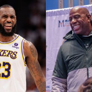 Despite 4th Quarter Disappearance, Magic Johnson Absolves LeBron James of Blame in Game 1 Loss