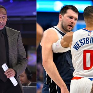 Stephen A. Smith Confesses Reaching Out to NBA to Get Russell Westbrook Suspended Over Poor Antics vs Luka Doncic and Co.