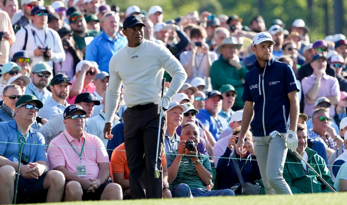 Tiger Woods and Will Zalatoris