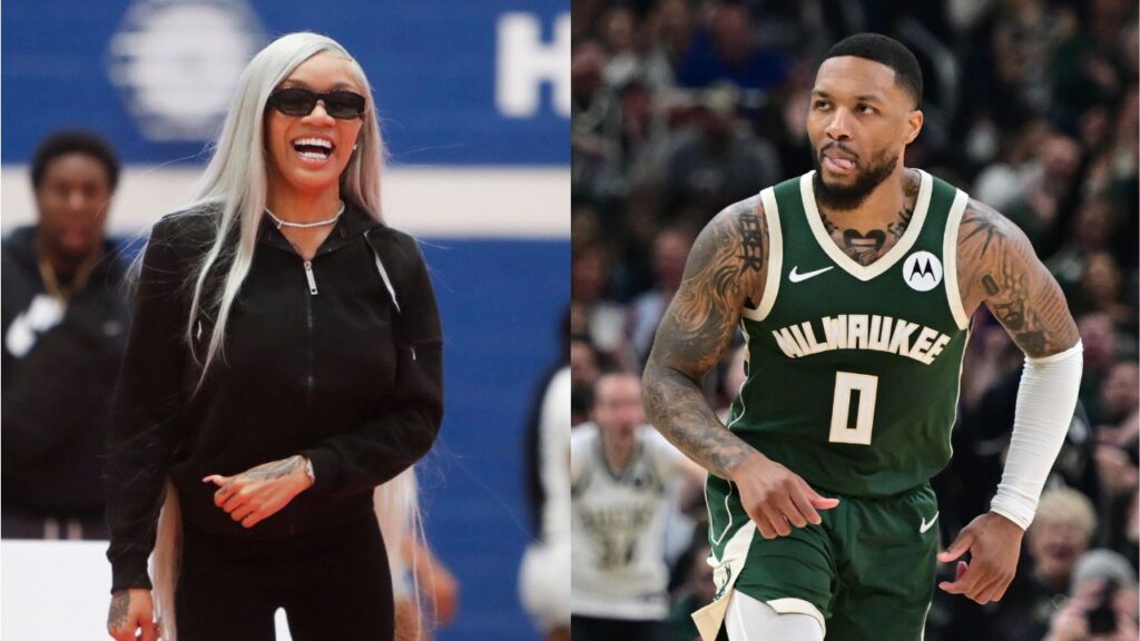 Moments After 'Spiting' Kay'la Lillard Jersey, Glorilla Shows Damian Lillard Love For His Incredible Game 1 Performance In Bucks-Pacers