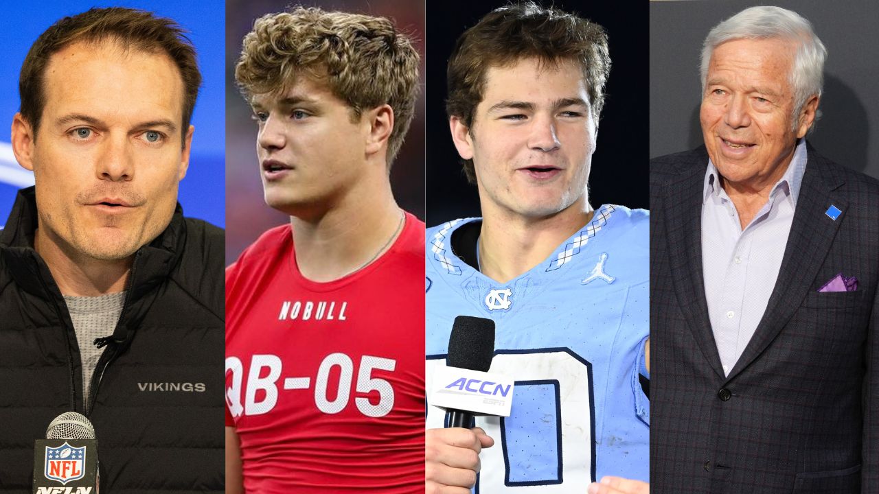 Vikings HC Kevin O'Connell Drops a Hint Involving Robert Kraft and a Bouquet of Flowers When Inquired About JJ McCarthy & Drake Maye