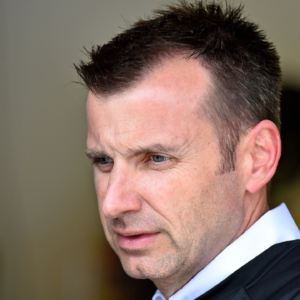 NASCAR Cup Series crew chief Rodney Childers during practice for the Daytona 500 at Daytona International Speedway.