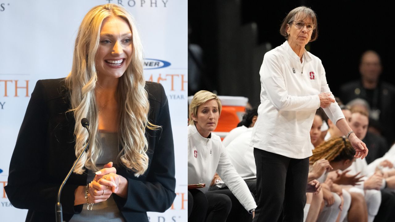 Cameron Brink ‘Relives’ Favorite Tara-Ism Revealed at Stanford’s Tara VanDerveer’s Retirement Press Conference