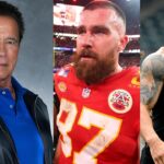 Travis Kelce Gets Scared as Arnold Schwarzenegger Breaks Down His Liking for Dwayne 'The Rock' Johnson: "My Tail Is Between My Legs"