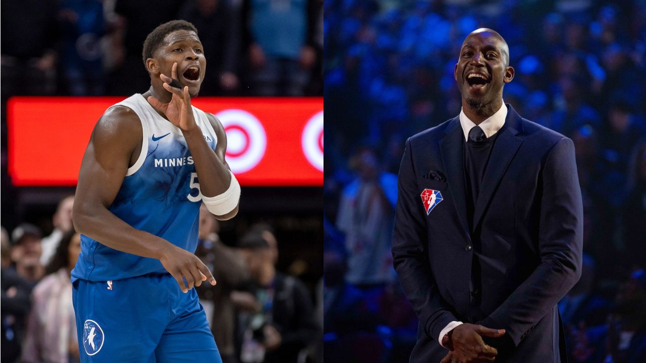 Kevin Garnett Breaks Down Intricate Lore Regarding His Iconic '21 Finger Sleeve' After Anthony Edwards Rocked It During His 51 Point Game