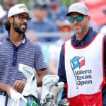 Akshay Bhatia and Caddie