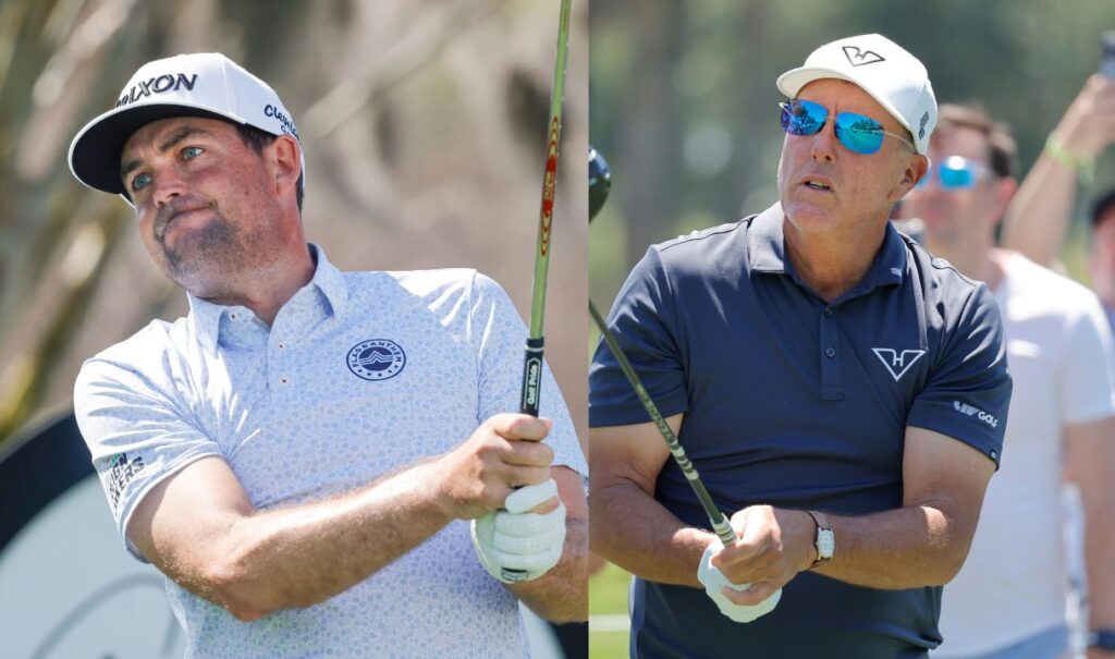 Keegan Bradley and Phil Mickelson